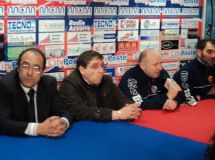 Bartolomei e Pignotti con mister Palladini