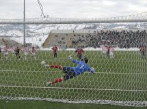 Gol di Giorgio Di Vicino su rigore a Teramo (bianchini)