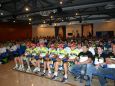 Atleti del Girobio alla presentazione dell'evento in Provincia
