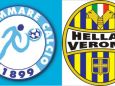 Loghi ufficiali Grottammare Calcio-Hellas Verona