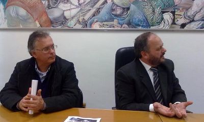 Gregori, segretario comunale del Pd e il sindaco Gaspari
