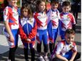Il team, diretto da Valeria Giannelli ed Elisa Spinozzi, al campionato  regionale di corsa su strada