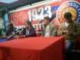 Bartolomei, Pignotti, Cimmino e Spadoni durante la conferenza