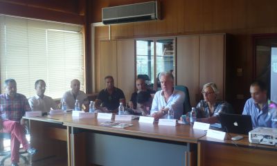 Alcuni rappresentanti dei 34 comuni coinvolti