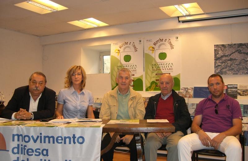 Da sinistra: Angelo Goglia, Micaela Girardi, Antonio Tortorella, Domenico Stipa e Tiziano Aleandri