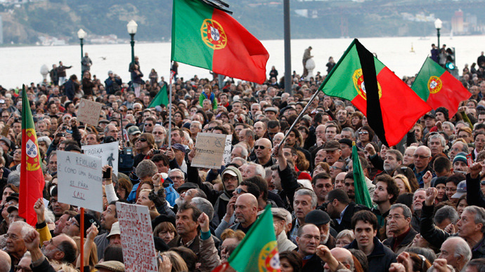 Contro l'Austerità a Lisbona