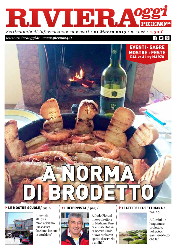 Riviera Oggi Settimanale è in edicola Riviera Oggi