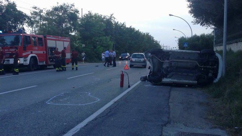 Incidente Stradale Sulla Statale 16 A Cupra Auto Ribaltata Riviera Oggi