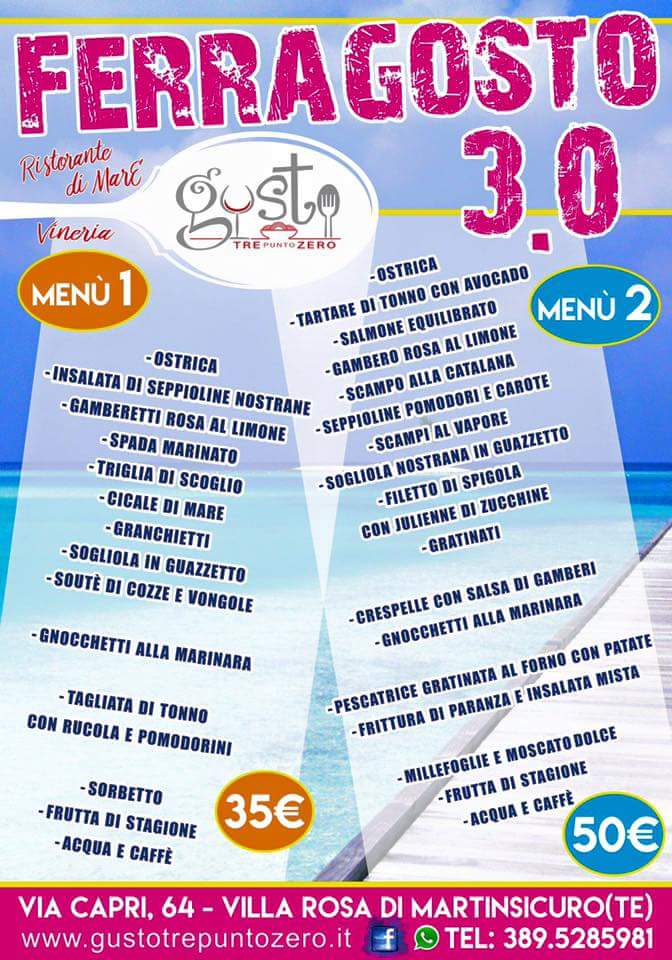 Pranzo Di Pesce Per Un Ferragosto 30 Riviera Oggi