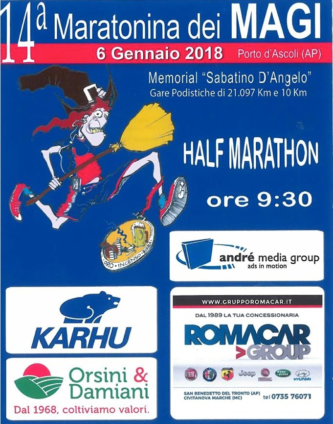 Maratonina dei Magi- Locandina