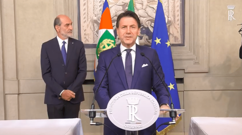 Giuseppe Conte - Il discorso al Quirinale @tpi.it