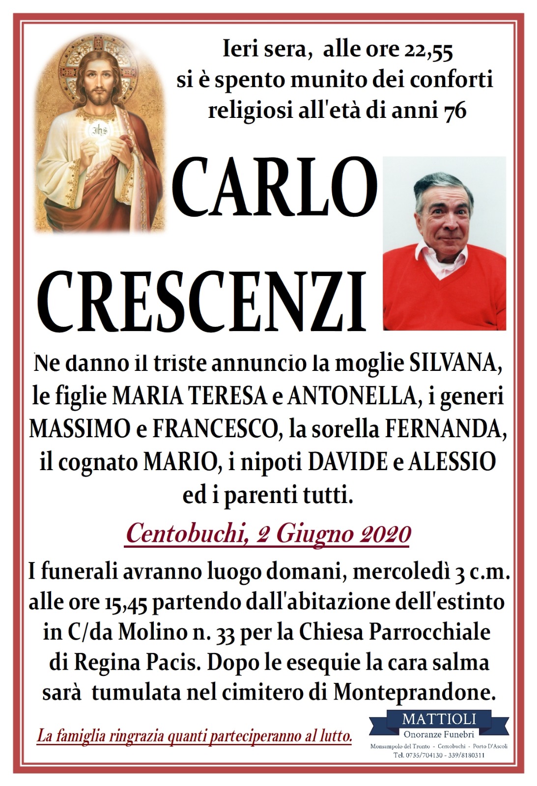 Carlo Crescenzi Riviera Oggi