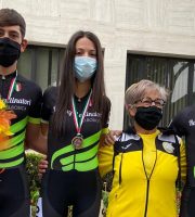 Alessio Clementoni, Edda Paluzzi, la Presidente della società Elena Pompetti e Giosuè Neve