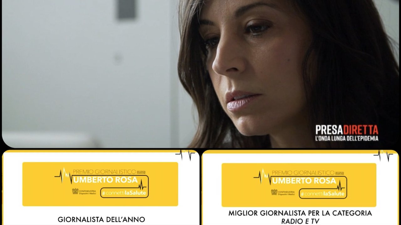 Daniela Cipolloni (foto dal profilo Facebook di "PresaDiretta")