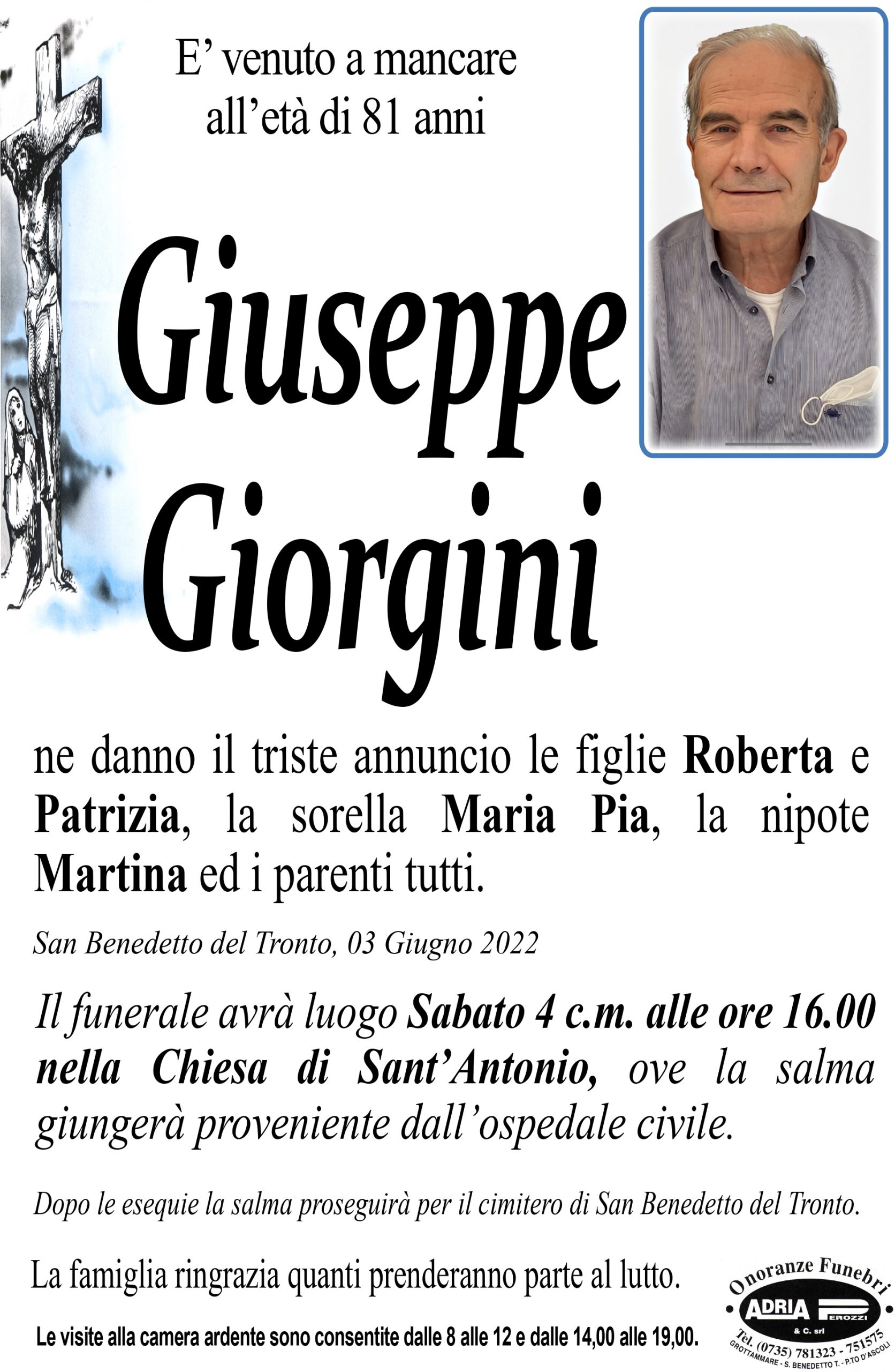 Giuseppe Riviera Oggi