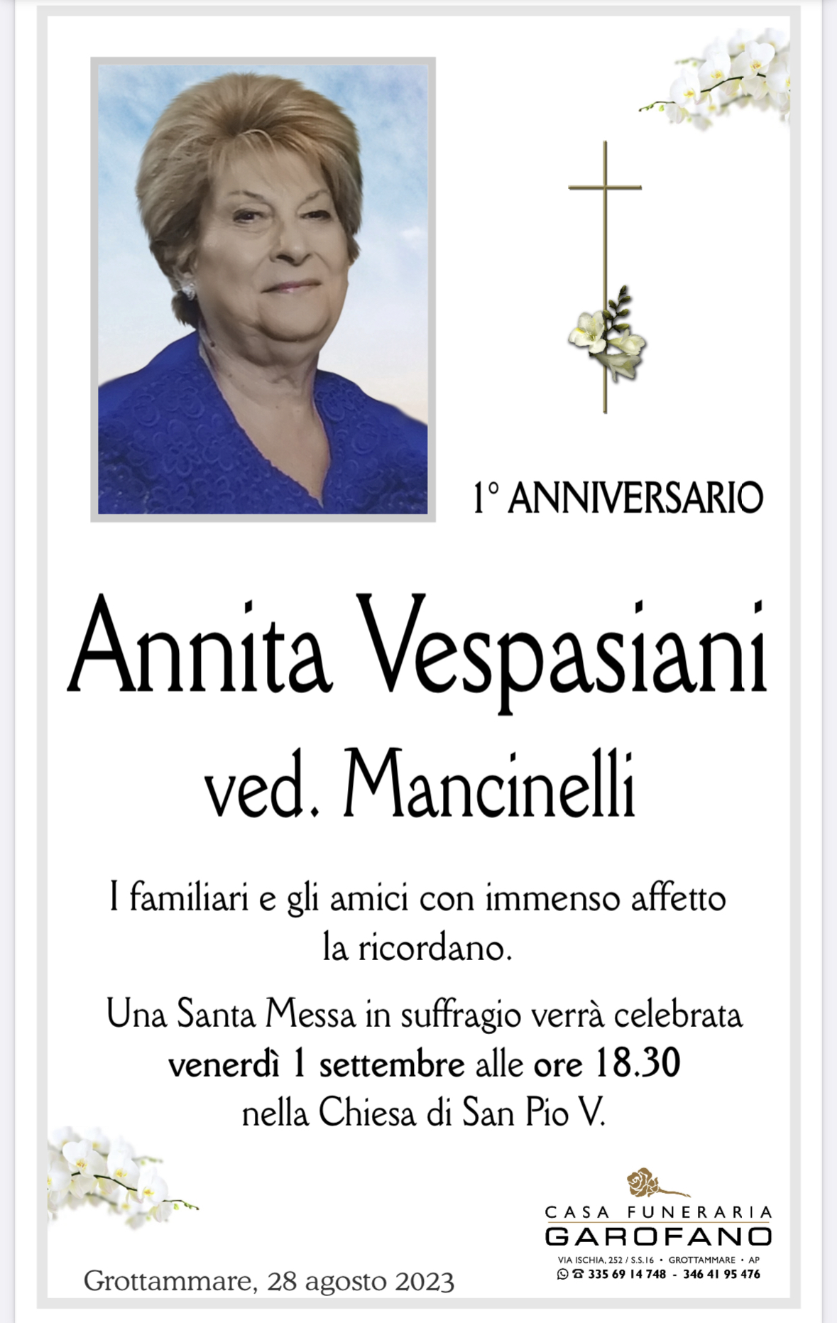 Anniversario Annita Vespasiani