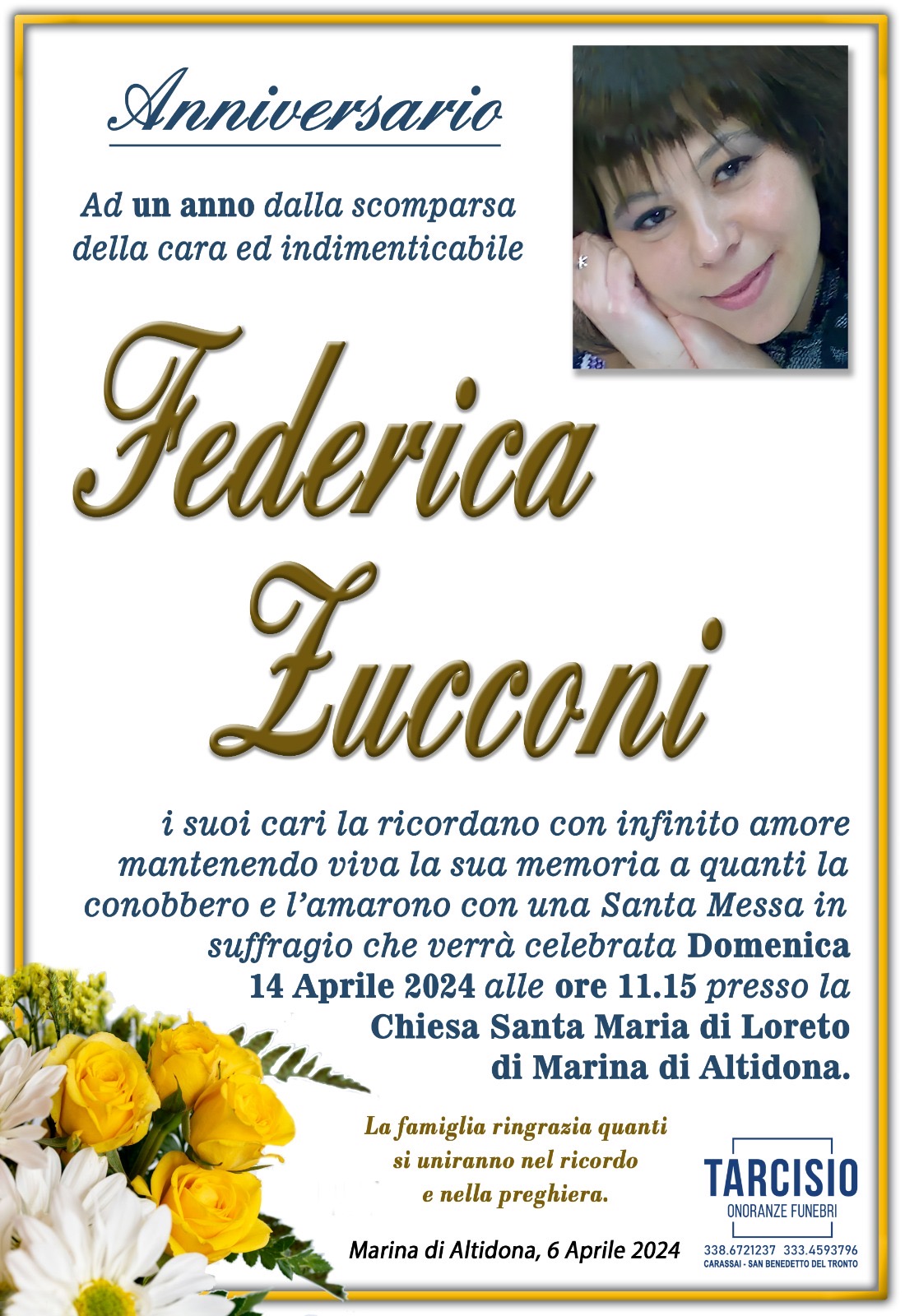 Anniversario Federica Zucconi
