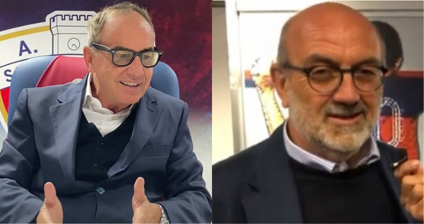 A sinistra Luca Faccioli, a destra Vittorio Massi